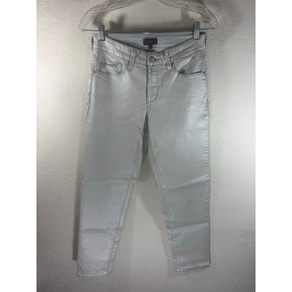 NYDJ SILVER Exclusive Decoration Size 0 Jeans